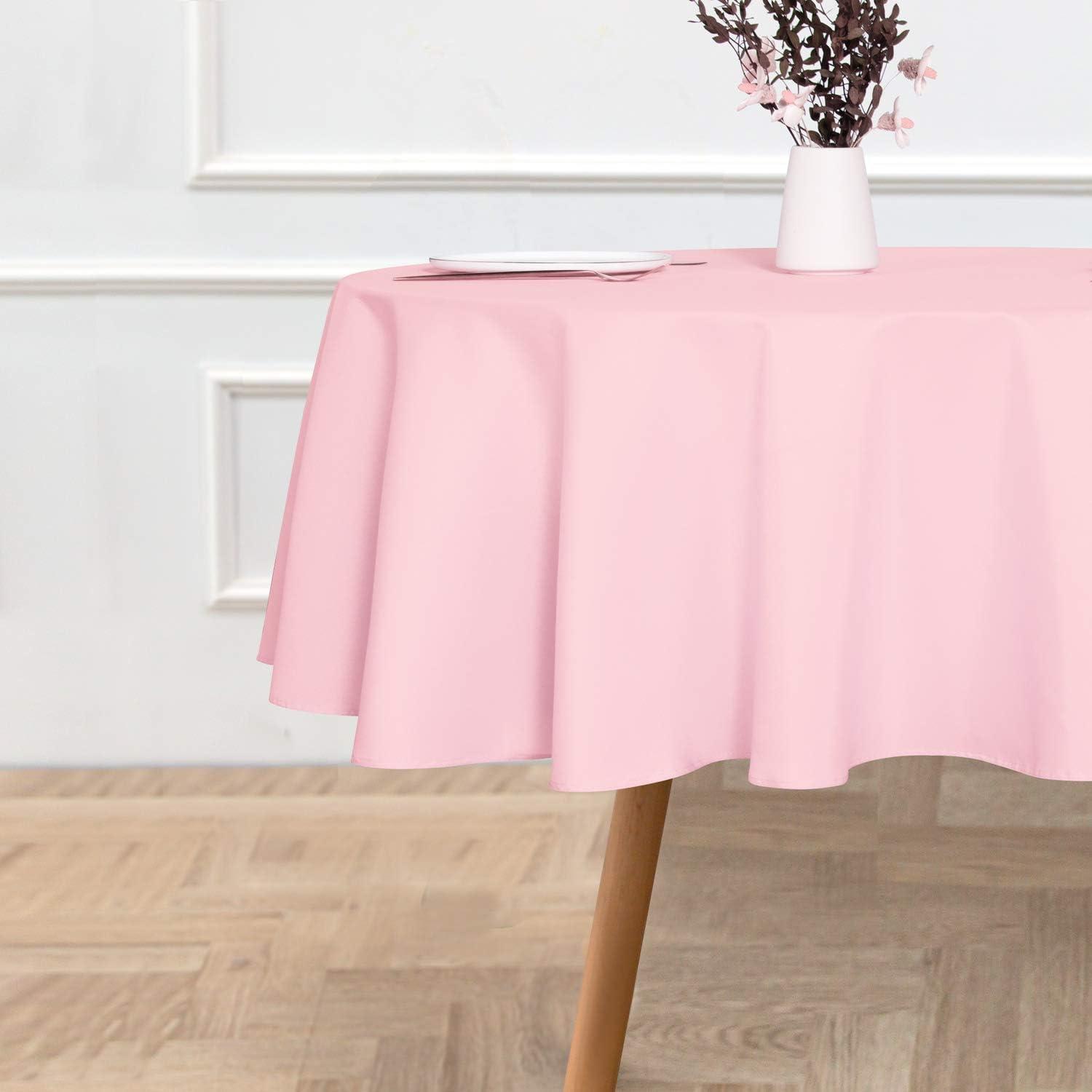 Pink Round Table Linen thumbnail 2