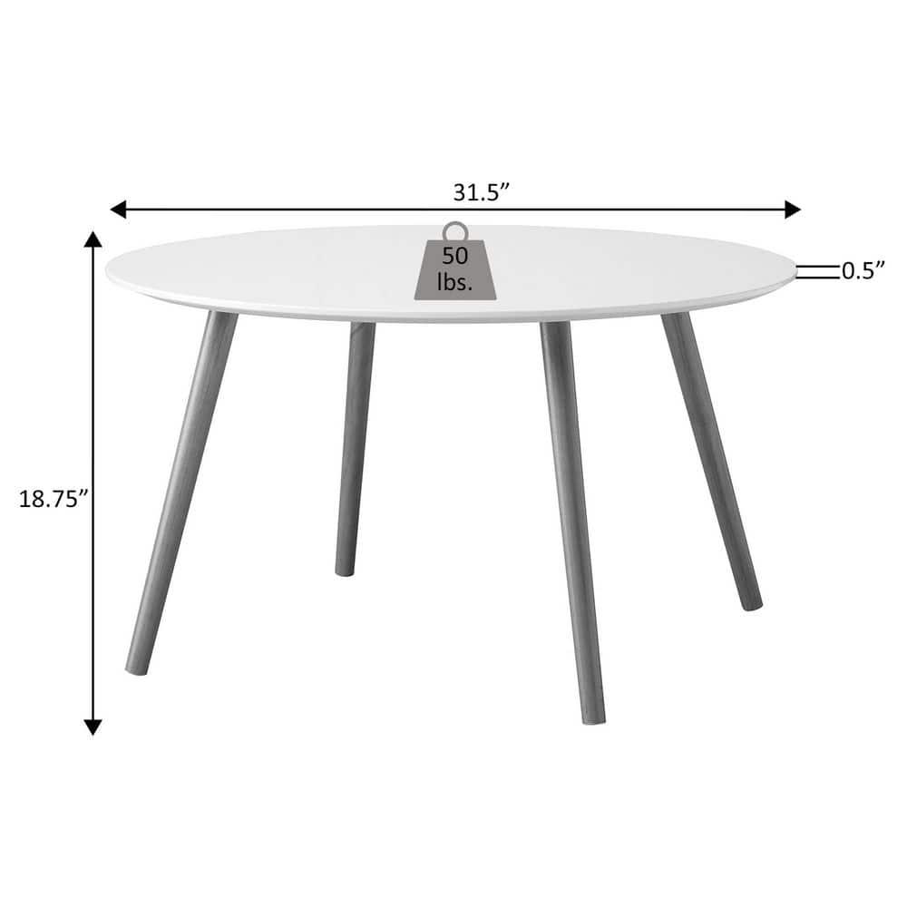White Kids Table thumbnail 5