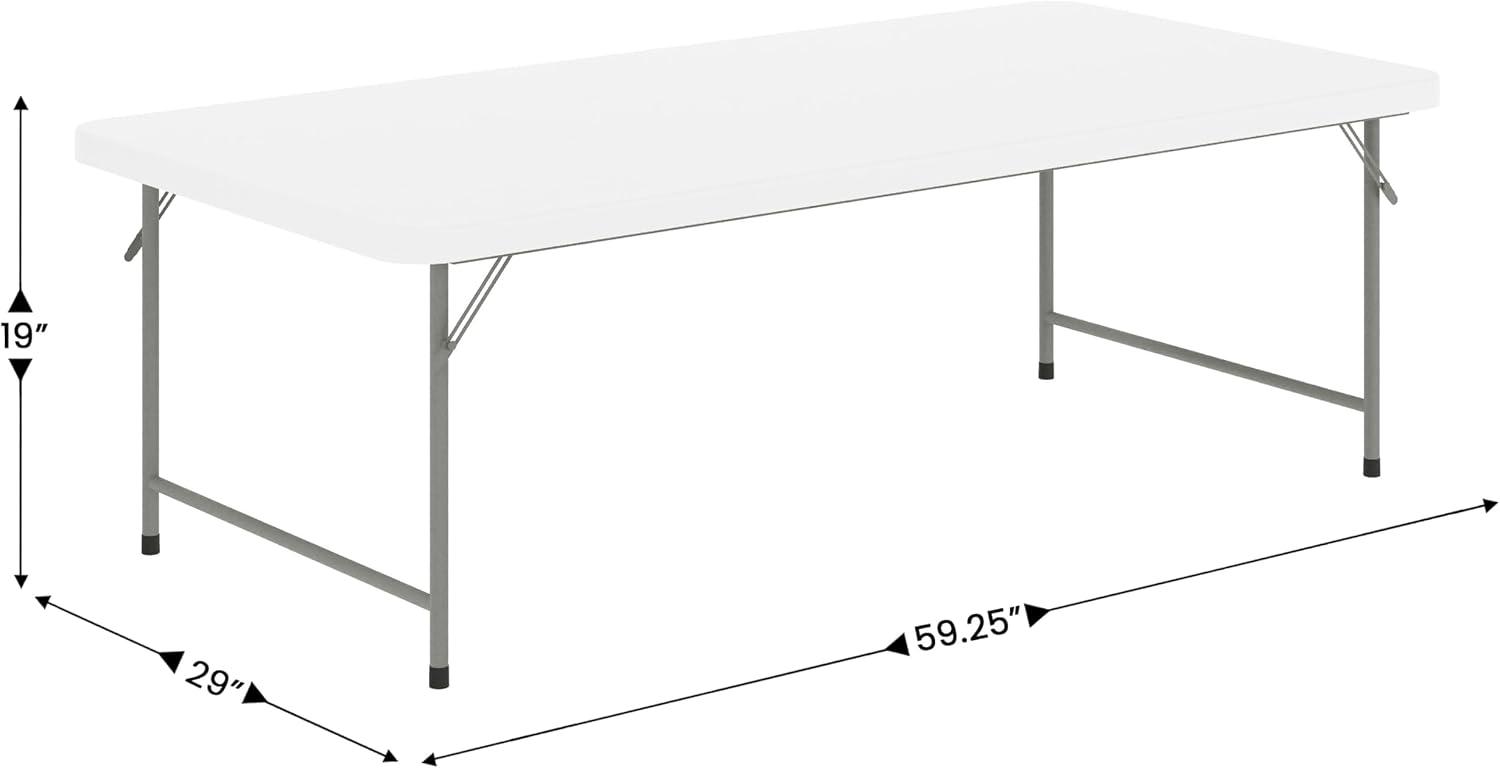 White Rectangle Kids Table thumbnail 4